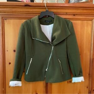 Olive Gibson Moto Jacket. New without tags.
